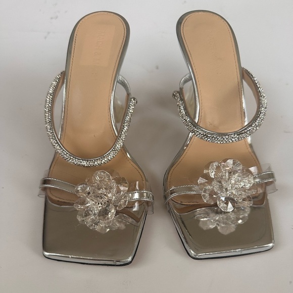 Mach & Mach Crystal Flower slide sandal - Picture 14 of 16
